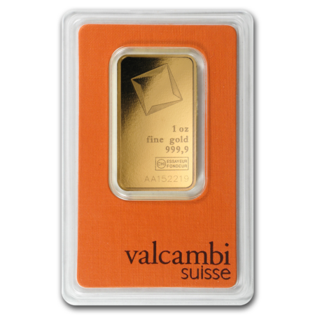 1 oz Valcambi Gold Bar