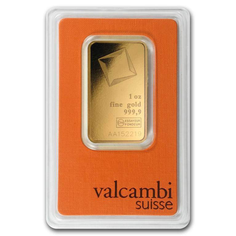 1 oz Valcambi Gold Bar