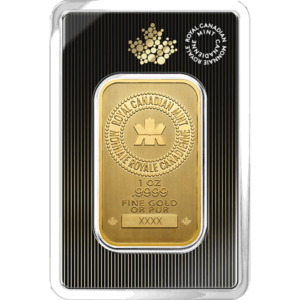 1 OZ GOLD BAR ROYAL CANADIAN MINT