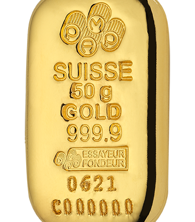 50 GRAM GOLD BAR PAMP CAST