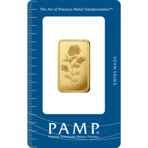 20 Gram GOLD BAR PAMP ROSA