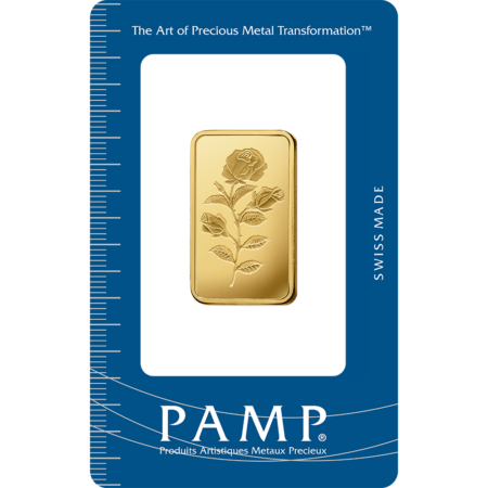 20 Gram GOLD BAR PAMP ROSA