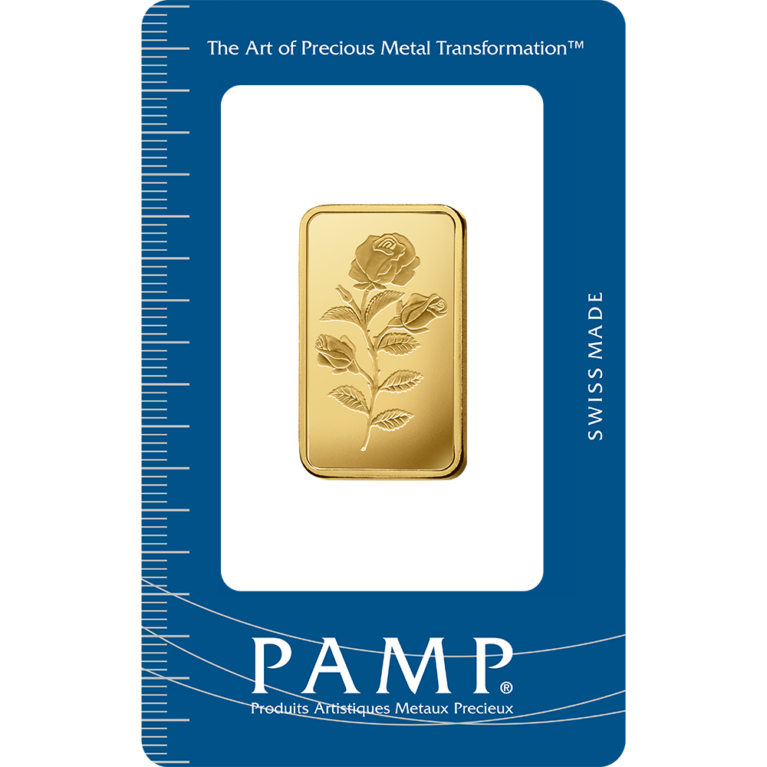 20 Gram GOLD BAR PAMP ROSA