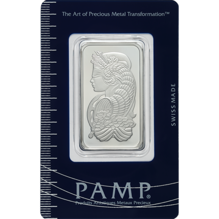 1 OZ PLATINUM BAR PAMP